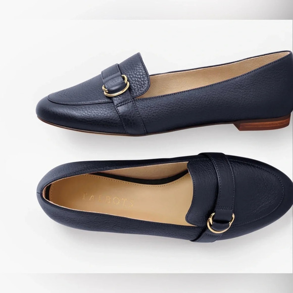 Talbots Ryan D-Ring Buckle Preppy Career Slip On Loafers - Picture 1 of 8